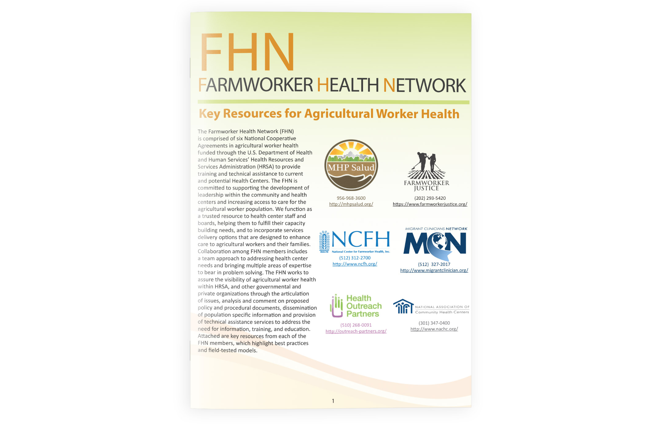 Farmworker Health Network Brochure